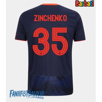 Nottingham Forest Oleksandr Zinchenko #35 Tricou Fotbal Replică 2025-26 Barbati Treilea